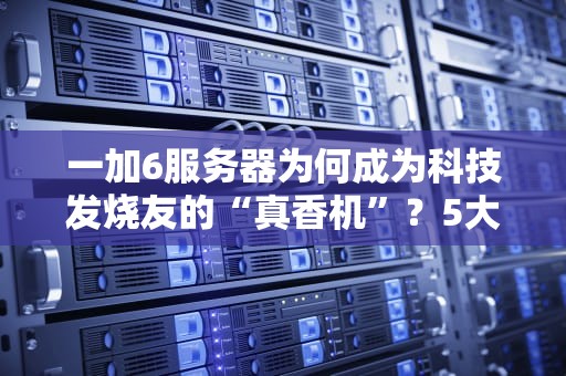 一加6服务器为何成为科技发烧友的“真香机”？5大硬核理由让你秒懂！