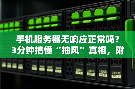 手机服务器无响应正常吗？3分钟搞懂“抽风”真相，附急救指南！