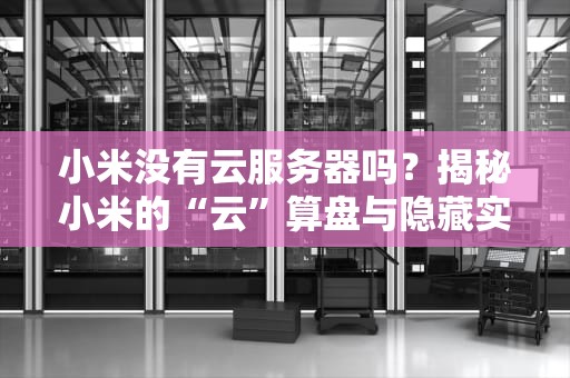 小米没有云服务器吗？揭秘小米的“云”算盘与隐藏实力！