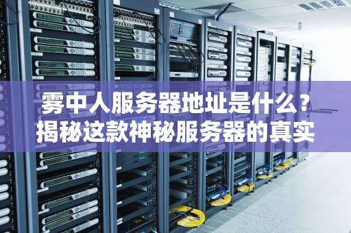 雾中人服务器地址是什么？揭秘这款神秘服务器的真实面目！