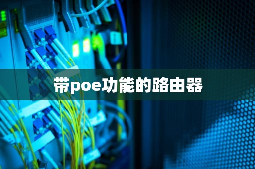 带poe功能的路由器