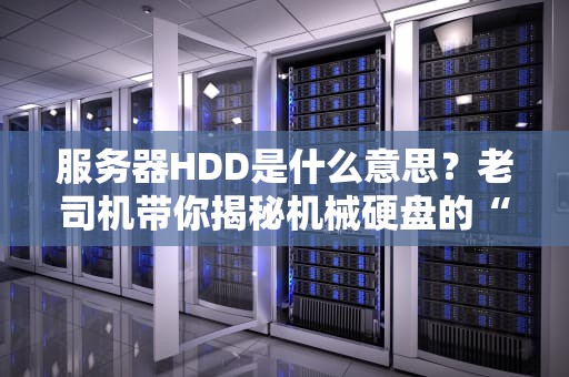 服务器HDD是什么意思？老司机带你揭秘机械硬盘的“内芯”世界！
