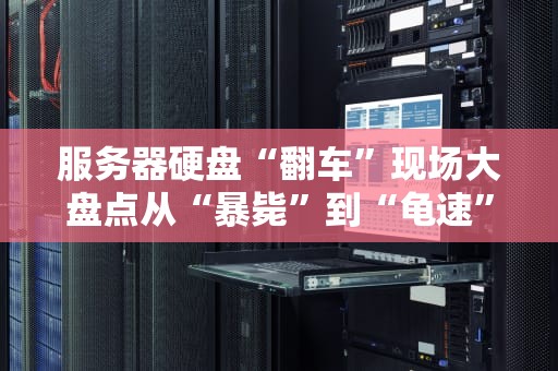服务器硬盘“翻车”现场大盘点从“暴毙”到“龟速”的硬核避坑指南！