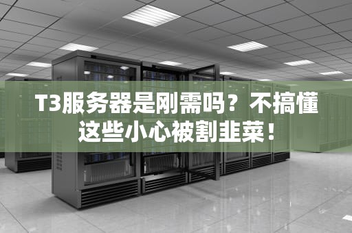 T3服务器是刚需吗？不搞懂这些小心被割韭菜！