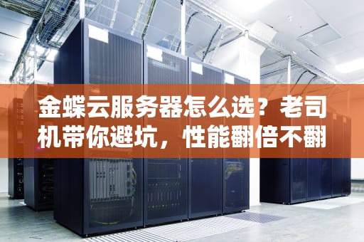 金蝶云服务器怎么选？老司机带你避坑，性能翻倍不翻车！