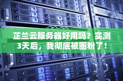 芷兰云服务器好用吗？实测3天后，我彻底被圈粉了！