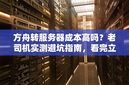 方舟转服务器成本高吗？老司机实测避坑指南，看完立省50%！