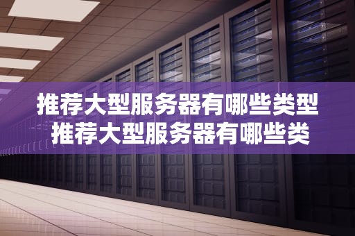 推荐大型服务器有哪些类型 推荐大型服务器有哪些类型的
