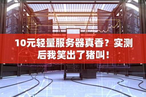 10元轻量服务器真香？实测后我笑出了猪叫！