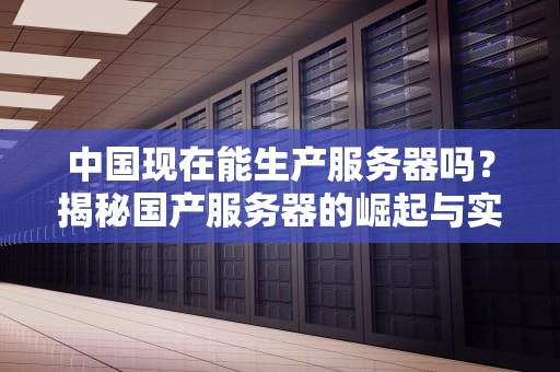 中国现在能生产服务器吗？揭秘国产服务器的崛起与实力！