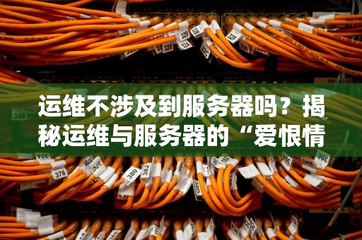 运维不涉及到服务器吗？揭秘运维与服务器的“爱恨情仇”
