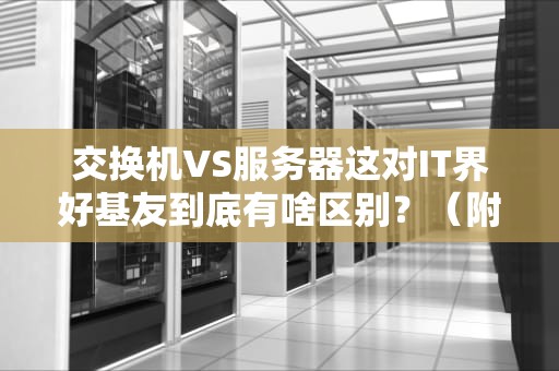 交换机VS服务器这对IT界好基友到底有啥区别？（附灵魂图解）