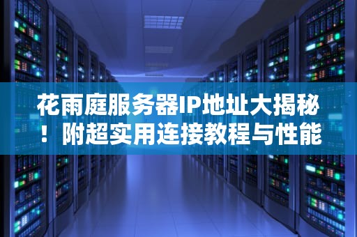 花雨庭服务器IP地址大揭秘！附超实用连接教程与性能测评
