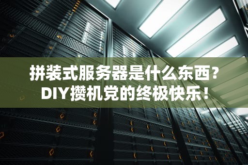 拼装式服务器是什么东西？DIY攒机党的终极快乐！