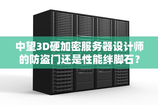 中望3D硬加密服务器设计师的防盗门还是性能绊脚石？