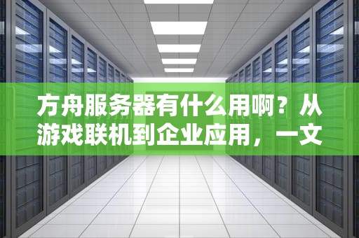 方舟服务器有什么用啊？从游戏联机到企业应用，一文读懂它的神奇之处！
