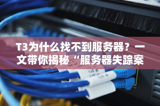 T3为什么找不到服务器？一文带你揭秘“服务器失踪案”背后的真相！