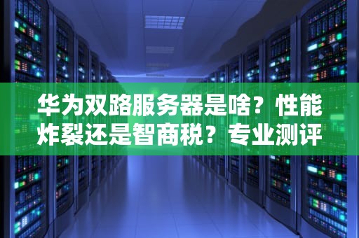 华为双路服务器是啥？性能炸裂还是智商税？专业测评带你一探究竟！