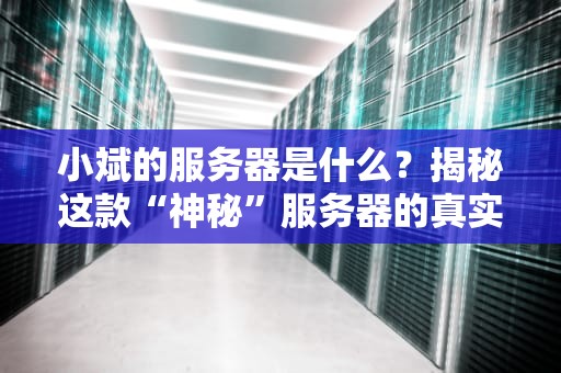 小斌的服务器是什么？揭秘这款“神秘”服务器的真实实力！