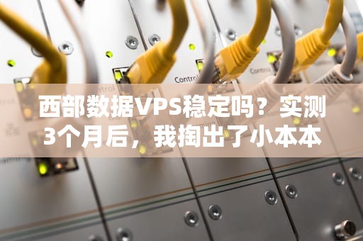 西部数据VPS稳定吗？实测3个月后，我掏出了小本本…（附避坑指南）