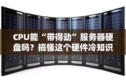 CPU能“带得动”服务器硬盘吗？搞懂这个硬件冷知识，少走10年弯路！