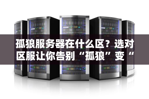 孤狼服务器在什么区？选对区服让你告别“孤狼”变“团宠”！
