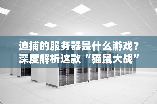追捕的服务器是什么游戏？深度解析这款“猫鼠大战”的幕后黑科技！