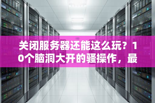 关闭服务器还能这么玩？10个脑洞大开的骚操作，最后一个绝了！