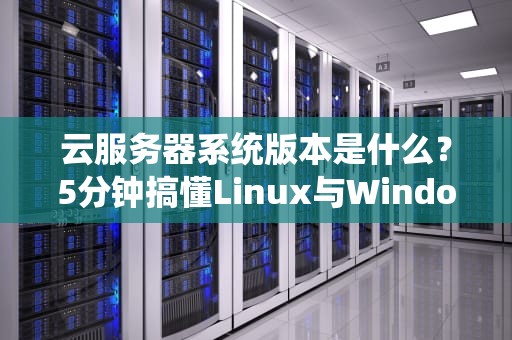 云服务器系统版本是什么？5分钟搞懂Linux与Windows的江湖恩怨！