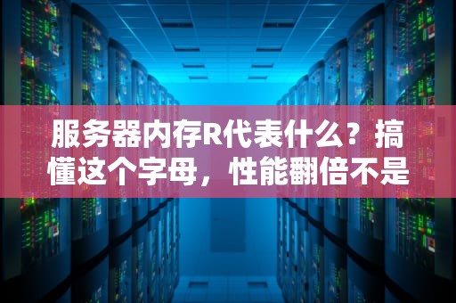 服务器内存R代表什么？搞懂这个字母，性能翻倍不是梦！