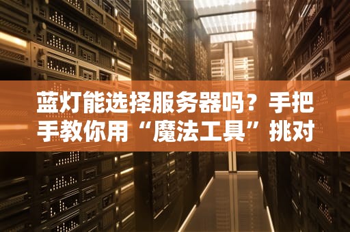 蓝灯能选择服务器吗？手把手教你用“魔法工具”挑对服务器！
