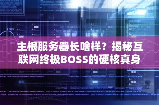 主根服务器长啥样？揭秘互联网终极BOSS的硬核真身！