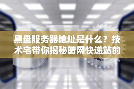 黑盘服务器地址是什么？技术宅带你揭秘暗网快递站的真相！