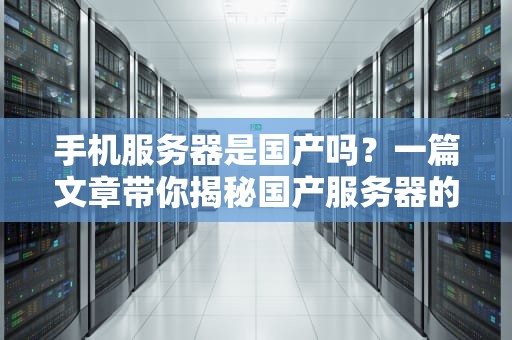 手机服务器是国产吗？一篇文章带你揭秘国产服务器的“芯”路历程！