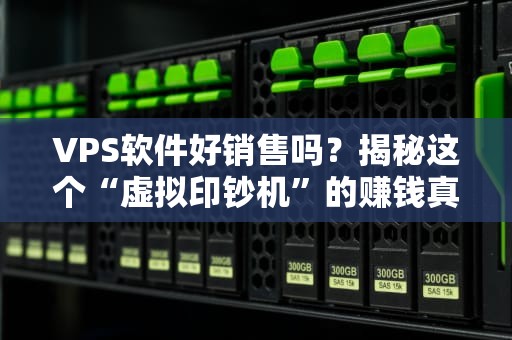 VPS软件好销售吗？揭秘这个“虚拟印钞机”的赚钱真相！
