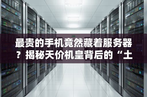 最贵的手机竟然藏着服务器？揭秘天价机皇背后的“土豪”配置！