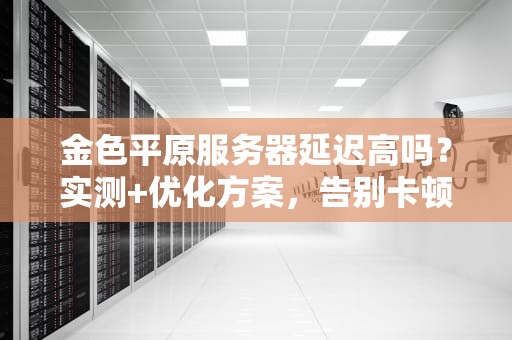 金色平原服务器延迟高吗？实测+优化方案，告别卡顿变闪电侠！