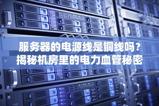 服务器的电源线是铜线吗？揭秘机房里的电力血管秘密！