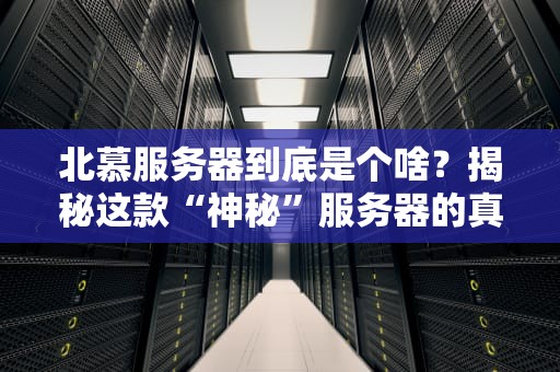 北慕服务器到底是个啥？揭秘这款“神秘”服务器的真实性能！