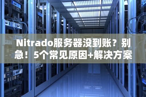 Nitrado服务器没到账？别急！5个常见原因+解决方案大揭秘