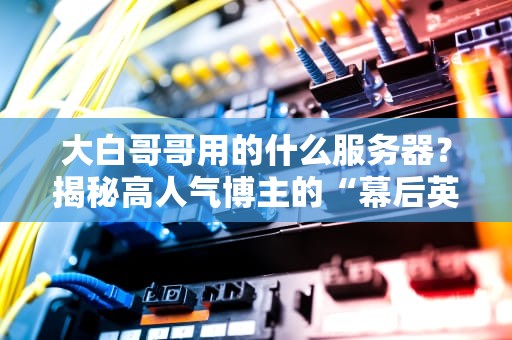 大白哥哥用的什么服务器？揭秘高人气博主的“幕后英雄”