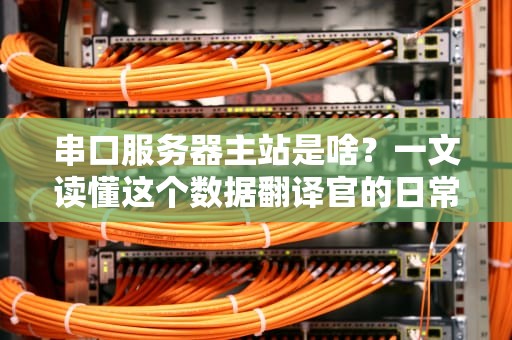 串口服务器主站是啥？一文读懂这个数据翻译官的日常