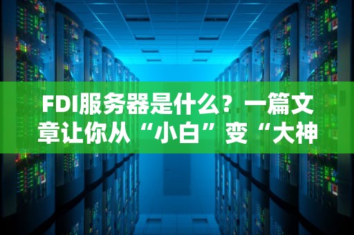 FDI服务器是什么？一篇文章让你从“小白”变“大神”！