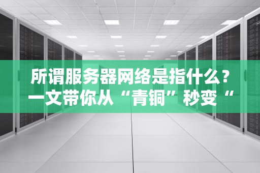 所谓服务器网络是指什么？一文带你从“青铜”秒变“王者”