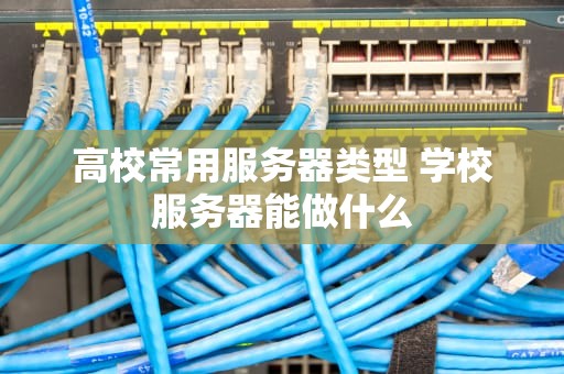 高校常用服务器类型 学校服务器能做什么