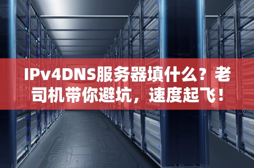 IPv4DNS服务器填什么？老司机带你避坑，速度起飞！