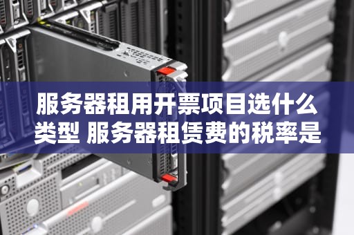 服务器租用开票项目选什么类型 服务器租赁费的税率是多少