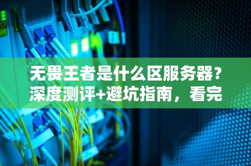 无畏王者是什么区服务器？深度测评+避坑指南，看完秒懂！