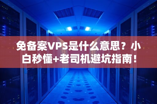 免备案VPS是什么意思？小白秒懂+老司机避坑指南！