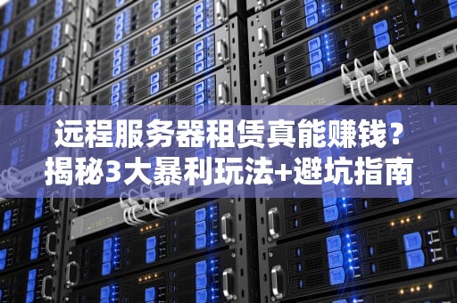 远程服务器租赁真能赚钱？揭秘3大暴利玩法+避坑指南！